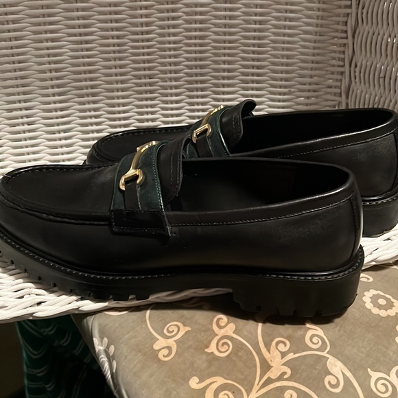 COPY - Genuine leather WALK London platform loafers. - Picture 3 of 4